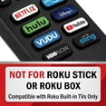 thumbnail image 6 of 2-Pack Replacement Remote Control for Roku TV–8-Button Simple Remote, No Pairing Needed (Not for Roku Stick or Box), 6 of 6