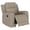 Taupe, variant on Brentwood Upholstered Recliner Chair Dark Charcoal