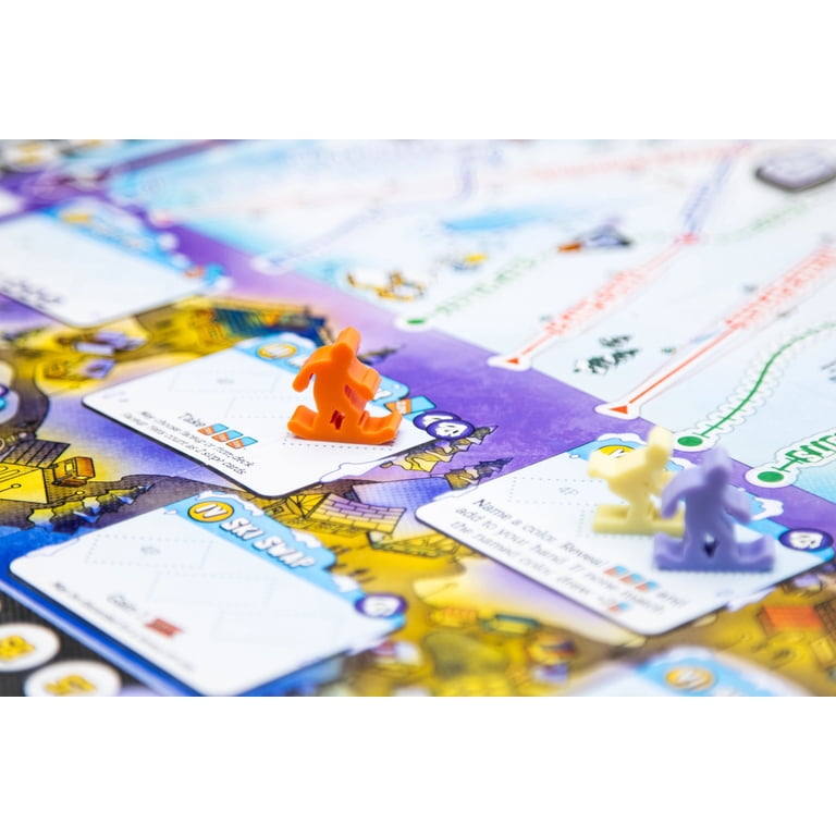 Skull Canyon: Ski Fest Board Game By Pandasaurus - 2-4 Players, Ages 14+, 45-60 Min Family Game Night Fun