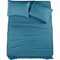 thumbnail image 1 of Juego de sábanas Utopia Bedding de microfibra totalmente cepillada, 4 piezas, 1 of 7
