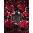thumbnail image 1 of Squid Game Crowd Canvas Print, 1 of 1