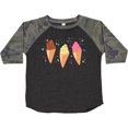 thumbnail image 3 of Inktastic Ice Cream Trio with Sprinkles Boys or Girls Toddler T-Shirt, 3 of 5