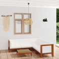 thumbnail image 1 of vidaXL 6 Piece Garden Lounge Set with Cushions Solid Acacia Wood, 1 of 5