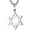1, variant on Star of David Pendant Necklace Stainless Steel Jewish Jewelry for Men Women Religious