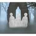 thumbnail image 4 of Haunted Hill Farm 3.4 ft Light-up Ghost Trio, Outdoor Halloween Lawn Decoration, Light-Up, HHGHST-1STL, 4 of 7