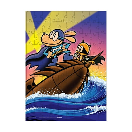 University Games Dog Man - Twenty Thousand Fleas Under the Sea Jigsaw Puzzle: 100 Pcs