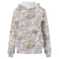 thumbnail image 5 of Aboser Camo Hoodies for Women Trendy Long Sleeve Sweatshirts with Pockets Oversized Loose Fit Hooded Shirts Casual Fall Clothes 2026 Purple XXL, 5 of 5