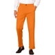 thumbnail image 1 of Pantalones de negocios de hombre de corte slim fit, planos y de color sólido 38 Naranja, 1 of 7