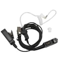 thumbnail image 2 of 2 Way  Earpiece, Powerful PU Cable High Tensile Strength PTT Transmitting Sound Acoustic Tube Headphone With Mic For DEP550 For DP2000, 2 of 8