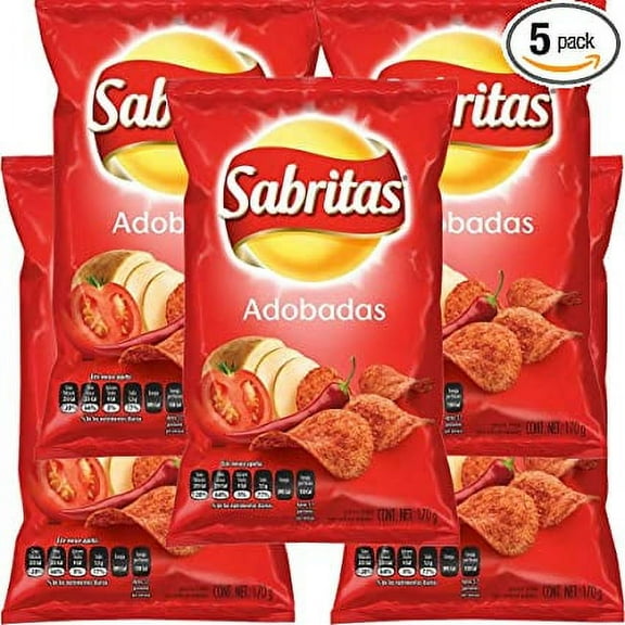 SABRITAS ADOBADAS 45g (Box with 5 bags)