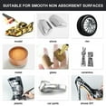 thumbnail image 3 of Double-Headed Marker Pen Liquid Mirror Marker Reflective Paint Pen Waterproof Chrome Marker Pen UV Resistant Permanent Mirror Paint Pen for Glass Ceramic Surface, 3 of 7