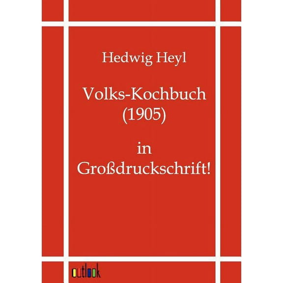 Volks-Kochbuch (1905) (Paperback)