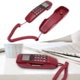 thumbnail image 4 of Teléfono Con Cable, Rojo Para Evitar Resbalones En La Pared Identificador De Llamadas Telefónicas Con Cable Para Oficina Para Hotel, 4 of 8