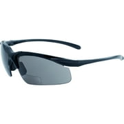 Apex Bifocal Safety Glasses UV400 Magnifying Reading Eyewear 2.50 Magnifier Smoke Lens