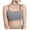 Gray, variant on Aueoeo Sports Bras for Women Workout Strappy Backless Bra Push Up Bra with Removable Chest Pad Yoga Vest Crop Tank Top