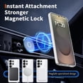 thumbnail image 5 of Dteck For Samsung Galaxy S26 Ultra Back Cover, Magnetic Wireless Charging Shockproof PC+TPU Anti-Scratch Lightweight Non-Slip Slim Case, White, 5 of 6