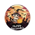 thumbnail image 5 of 10 Pcs Halloween Disposable Tableware, Paper Plates and Napkins Happy Halloween Tableware Scary Moon Night Halloween Birthday Baby Shower Party Decorations, Serve 10, 5 of 6