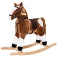 thumbnail image 1 of Juguete de peluche para niños Rocking Horse Qaba con sonidos, color marrón, 1 of 9