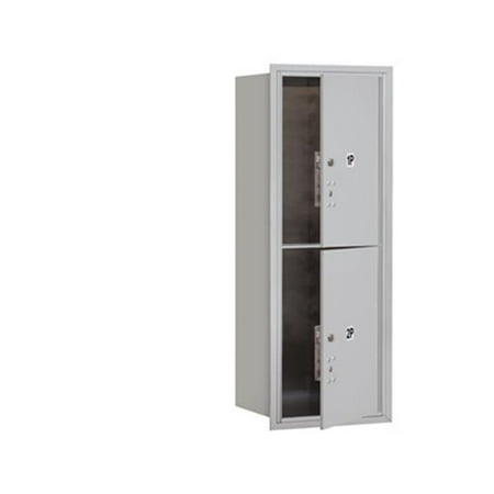 - Salsbury 4C Horizontal Mailbox 12 Door High Unit - 44.50 Inches - Single Column - Stand-Alone Parcel Locker - 2 Pl6S - Aluminum - Front Loading - Usps Access