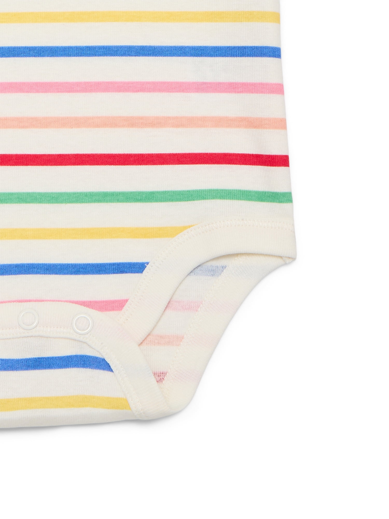 Wonder Nation Baby Girl Short Sleeve Bodysuit, Sizes 0-24 Months