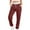 Wine, variant on Wdfiry Sweatpants For Women Drawstring Baggy Cinch Bottom Sweatpants with Pockets High Waist Sporty Gym Fit Jogger Pants Lounge Trousers