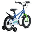 thumbnail image 4 of RoyalBaby Chipmunk 12" Toddler Kids Bike with Training Wheels & Bell, Blue, 4 of 11