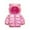 Hot Pink, variant on LIUJUNSHOP Winter Down Coats for Kids Baby Boys Girls Light Puffer Padded Jacket Bear Hoods Outerwear Purple 2-3 Years