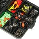 thumbnail image 2 of Kit de accesorios de pesca de 205 Uds., incluidos anzuelos, pesas de pesca, pivotes de pesca, toboganes, juego de pesca con caja de aparejos, 2 of 5