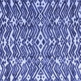 thumbnail image 1 of Ahgly Company Machine Washable Indoor Square Abstract Blue Modern Area Rugs, 7' Square, 1 of 4