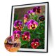 thumbnail image 1 of Cuadros Decorativos Tricolor Violet 5D DIY Diamantes Kits de pintura Full Round Drill Wall Art (L3604) Ehuebsd embutido en tela, 1 of 9
