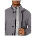 thumbnail image 3 of COLE HAAN Mens Gray Single Breasted Wool Blend Zip Up Coat XL, 3 of 3