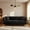 Black, variant on Modern Tufted Velvet Sofa, 82.67" Mid-Century 3-Seater Couch with Gold Metal Legs& Pillows, Elegant Chesterfield-Style Sofa for Living Room (Black)