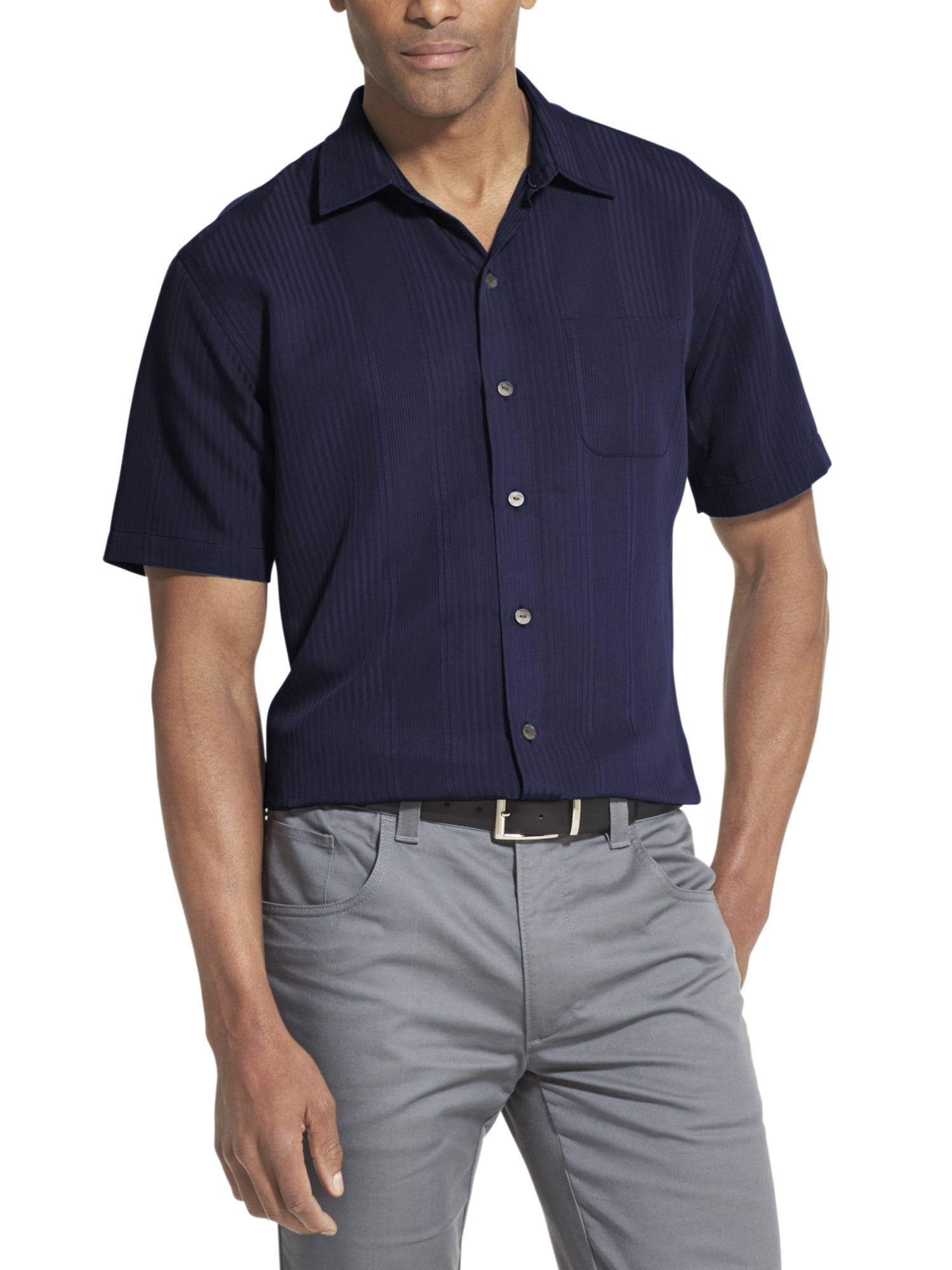 mens short sleeve no iron dress shirts