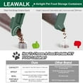 thumbnail image 4 of Recipiente de almacenamiento de comida para mascotas LEAWALK de 2,3 a 3,2 kg para gatos y perros, 4 of 7