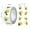 Yellow, variant on Bee Stickers Roll - Cute Animal Reward Stickers for Kids, Classroom, DIY Crafts & Party Favors - Self-Adhesive Bumblebee Decals for Envelopes, Jars, Scrapbooking & Decorations (500 Per Roll)