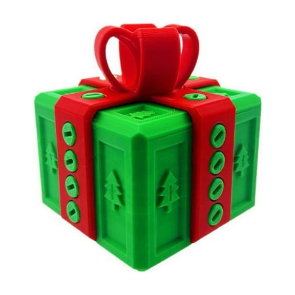 Creative Funny Screw Challenge Gift Box Ornamrnt, 3D Printed Unlocked Screw Gifts Boxes Ideal For Birthday, Christmas And Halloween