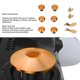 thumbnail image 4 of Pulgares de pulgar de metal para controlador inalmbrico Edge, joysticks analógicos, joysticks de repuesto de acero inoxidable, botones con paletas, joysticks y paletas de metal, 4 of 7