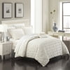 Chic Home DS3116 Amarillo Duvet Cover Set - King Size, White - 4 Piece