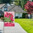 thumbnail image 2 of Rdsfhsp Happy Mother's Day Welcome Linen Garden Flag 12x18 inch Pink Tulips Small Yard Flag for Holiday Spring Summer Outside Decor, 2 of 5