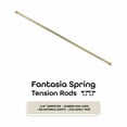 thumbnail image 2 of Achim Fantasia 5/8" Spring Tension Rod, 28-48", Brass, 2 of 5