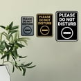 thumbnail image 4 of Portrait Round Please Do Not Disturb Sign (Navy Blue/Gold) - Large, 4 of 7
