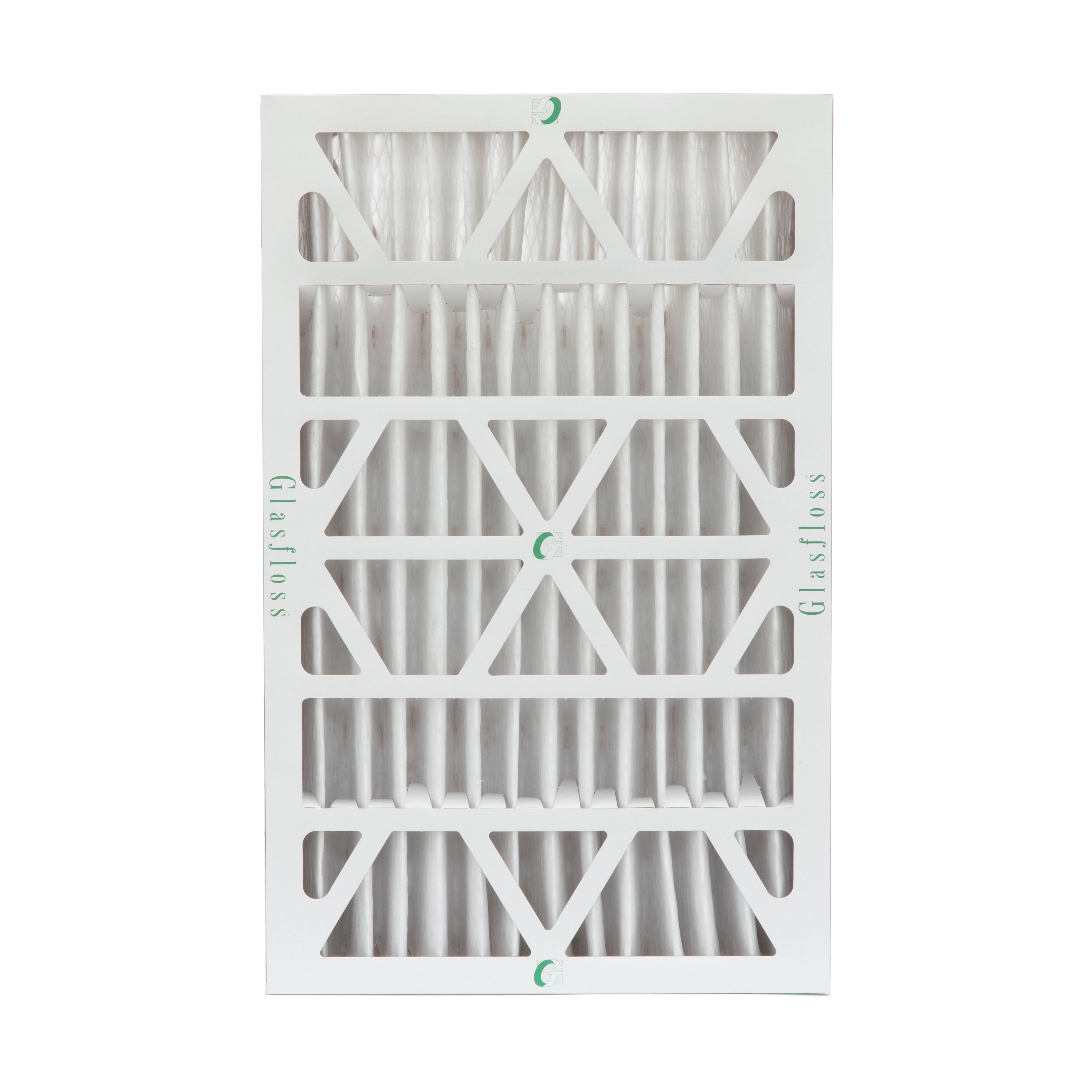 Glasfloss ZL 16x25x4 MERV 10 Pleated AC Furnace Air Filters. Box of 4. Exact Size: 15-1/2 x 24-1/2 x 3-3/4