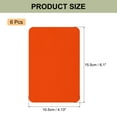 thumbnail image 2 of Uxcell 6Pcs Sofa Fabric Repair Patches Self Adhesive Fabric Patches 4.13" x 6.1" Orange, 2 of 5