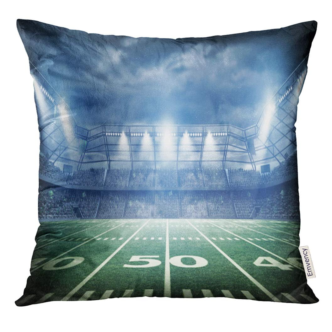 STOAG Stadium American Football Satdium Field Arena Throw Pillowcase Cushion Case Cover 16x16