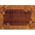thumbnail image 1 of Ahgly Company Indoor Rectangle Abstract Orange Modern Area Rugs, 6' x 9', 1 of 4