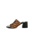 thumbnail image 5 of Edama Leopard Print Studded Slip Ons, 5 of 9