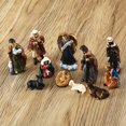 thumbnail image 3 of Juego de 11 Uds de adornos de escultura TUTUnaumb adornos artesanales de resina regalos religiosos de Natividad, 3 of 6