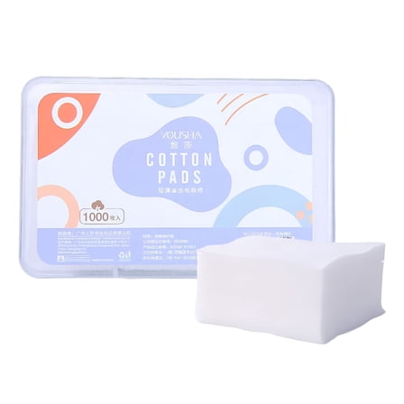 RAGUPEL Cosmetic Cotton Pads 1000 Pieces Makeup Remover Pads Pure Cotton Pads for Face Cleaning