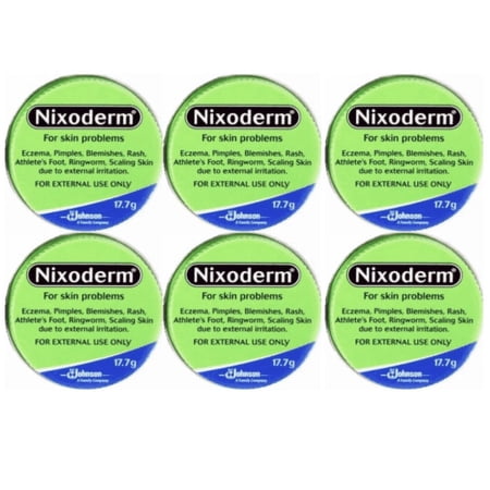 Nixoderm Cream For Eczema, Blemishes, Pimples, Rashes, Athletes Foot (Pack of 6)
