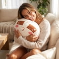 thumbnail image 7 of Btomtd Cute Bun Throw Pillows, 12 Inch Stuffed Dumpling Cushion, Decorative Pillow for Sofa Bed, Gift for Teens Adults, D, 7 of 7